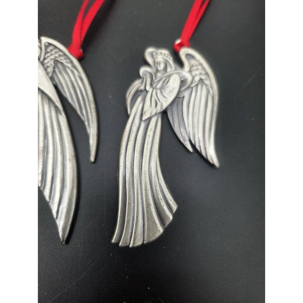 VINTAGE 1994 HOME FOR THE HOLIDAYS ANGEL ORNAMENTS - SET OF 3